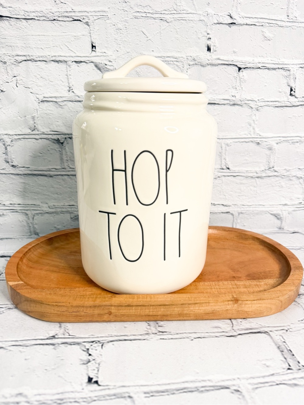 Rae Dunn HOP TO IT Canister